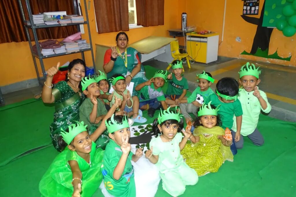 Green Colour Day Celebration at The Jain International School