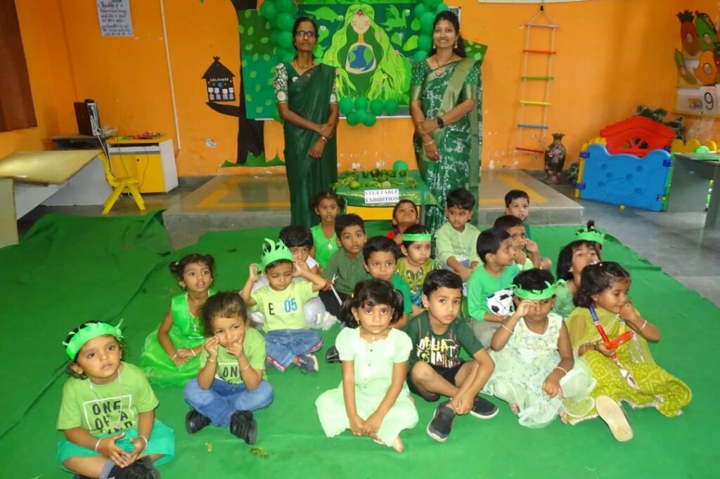 Green Colour Day Celebration at The Jain International School