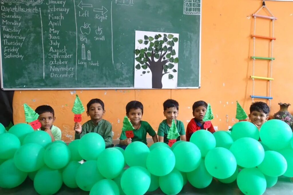 Green Colour Day Celebration at The Jain International School