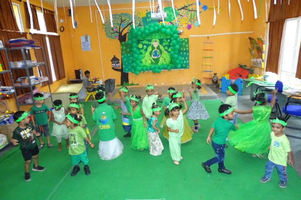 Green Colour Day Celebration at The Jain International School