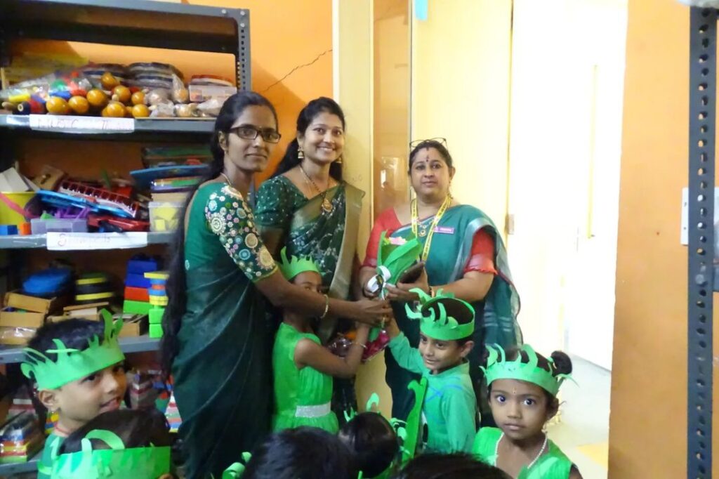 Green Colour Day Celebration at The Jain International School