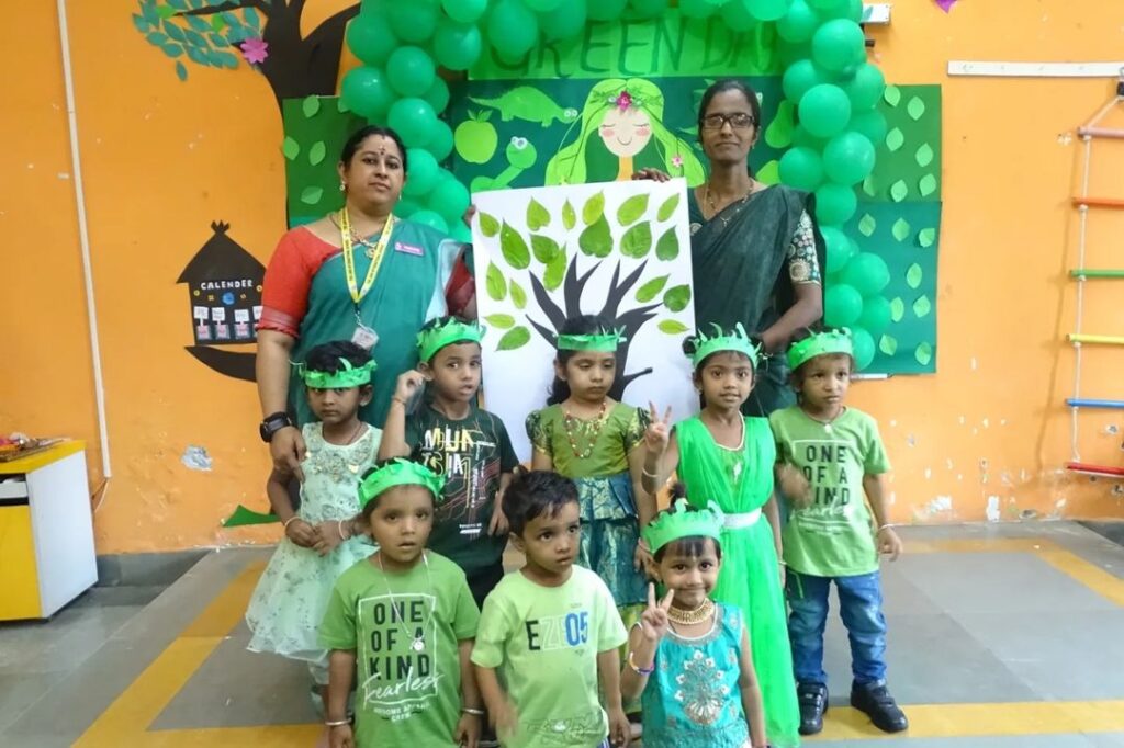 Green Colour Day Celebration at The Jain International School