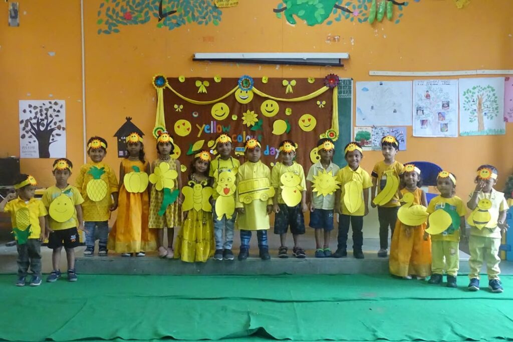 Yellow Day Celebrations at TJIS School