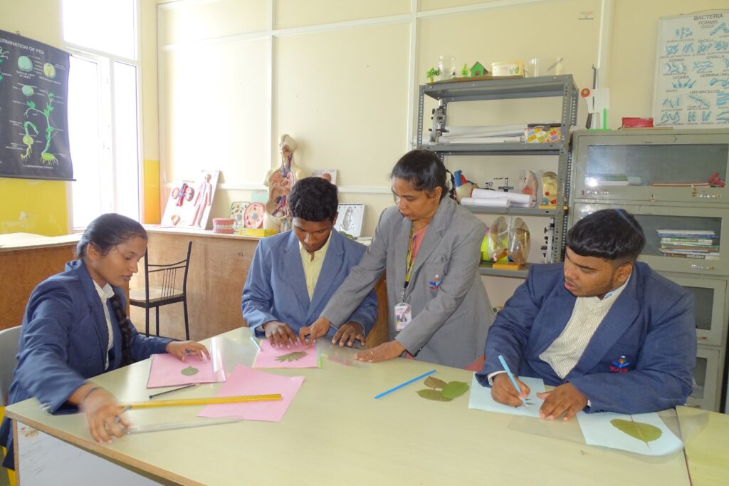 BiPC Students Create Herbarium Sheets at TJIS