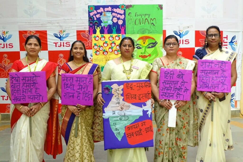 Hindi Diwas Celebration at TJIS