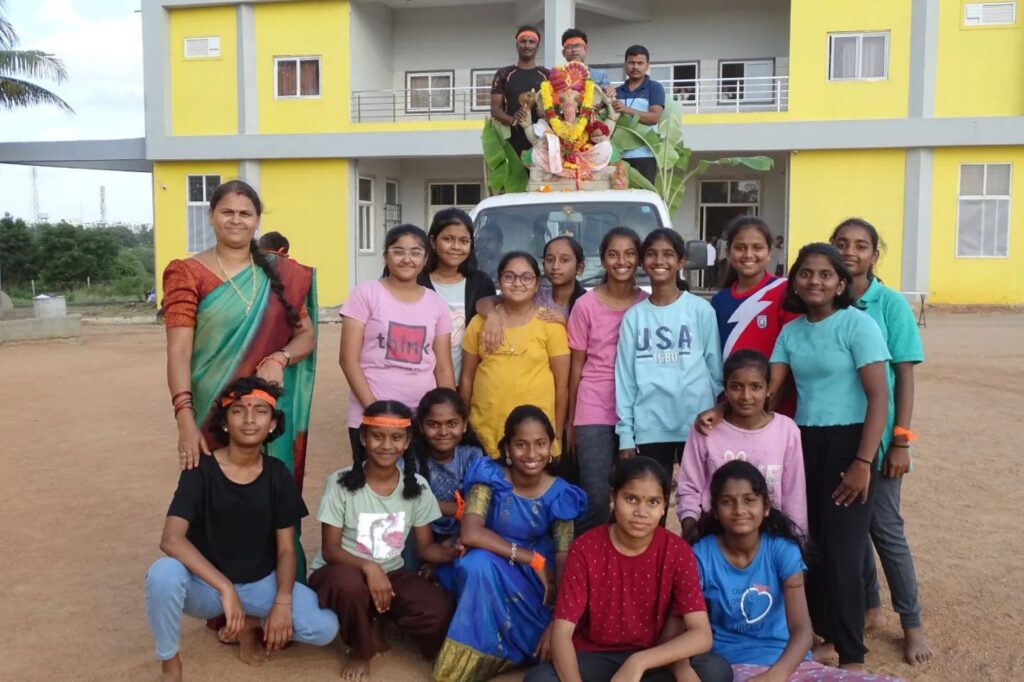 Ganesh Visarjan Celebration at TJIS