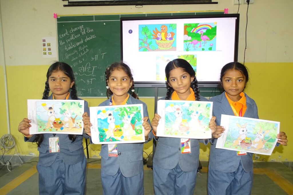 Painting Competition at The Jain International School