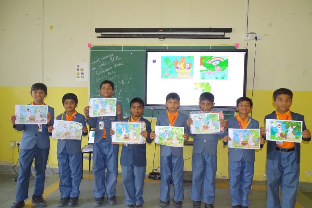 Painting Competition at The Jain International School