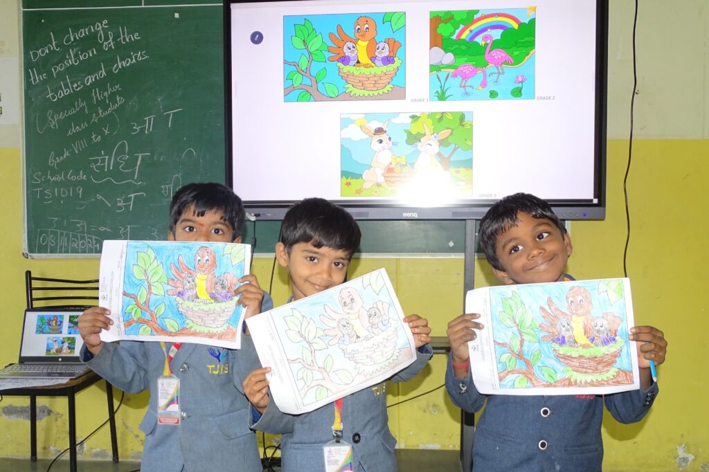 Painting Competition at The Jain International School