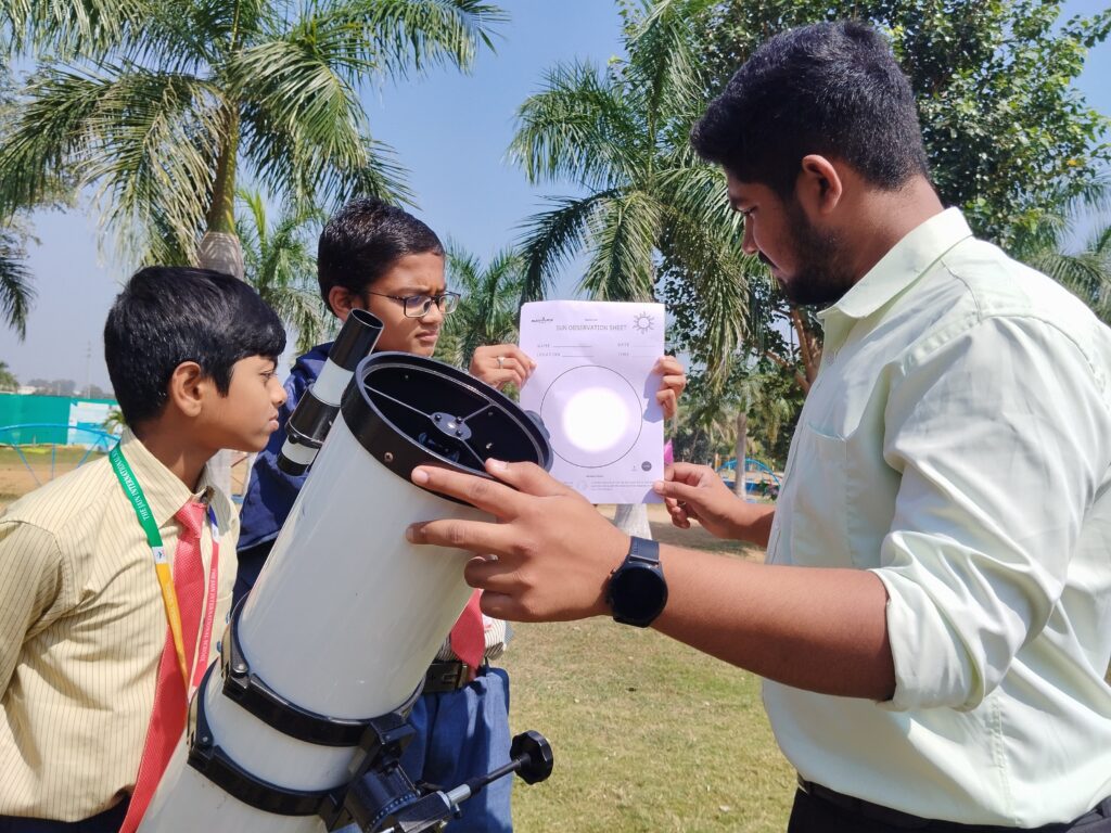 Solar Observation Week: Igniting a Passion for Science at TJIS