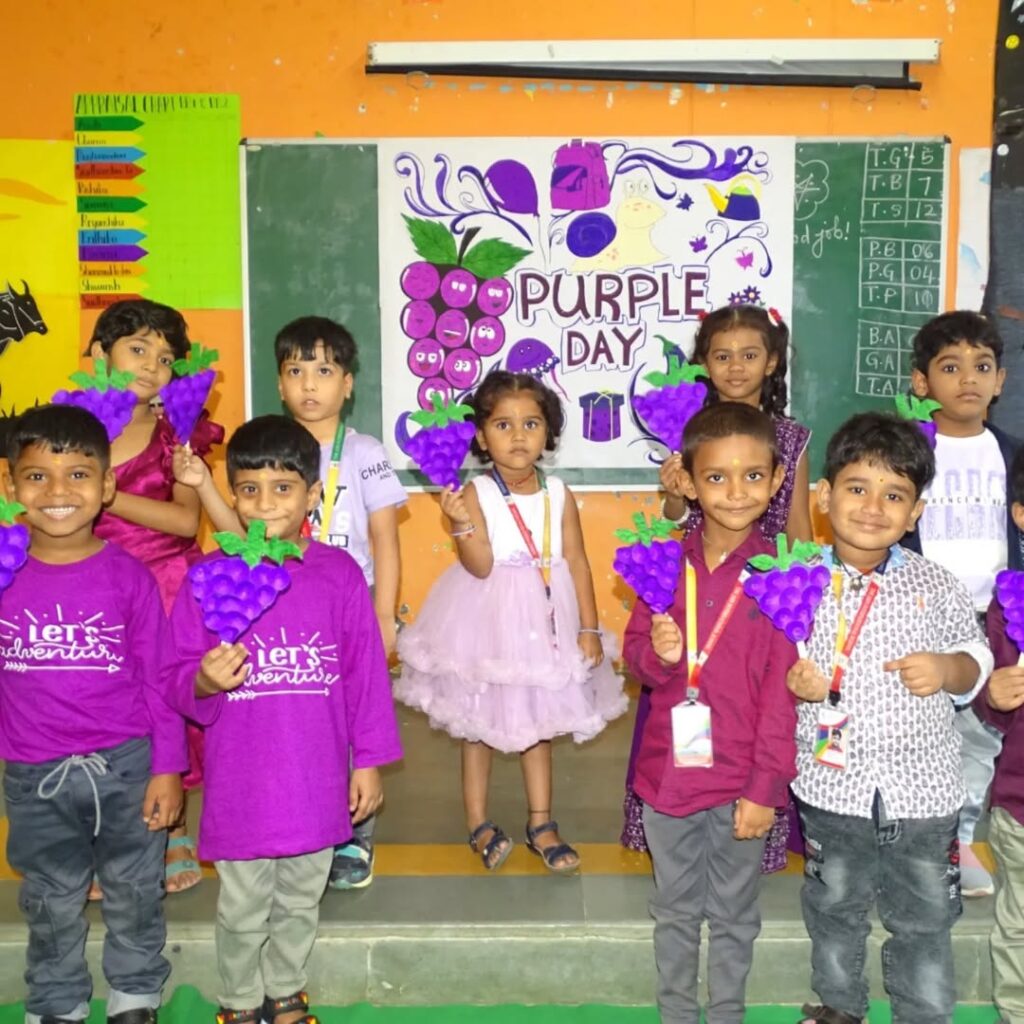 Purple Horizons - A Day of Creativity and Joy at TJIS