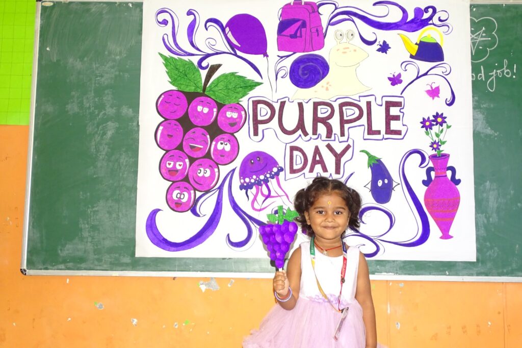 Purple Horizons - A Day of Creativity and Joy at TJIS