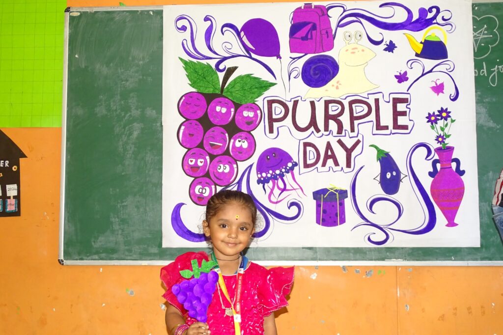 Purple Horizons - A Day of Creativity and Joy at TJIS