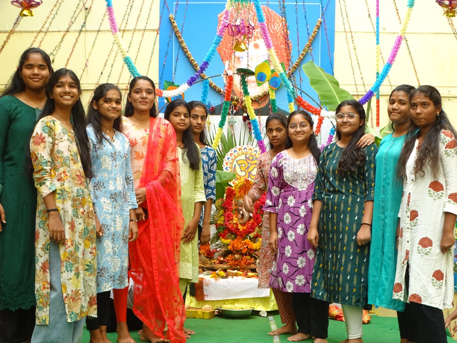 Ganesh Nimarjjan celebrations at TJIS