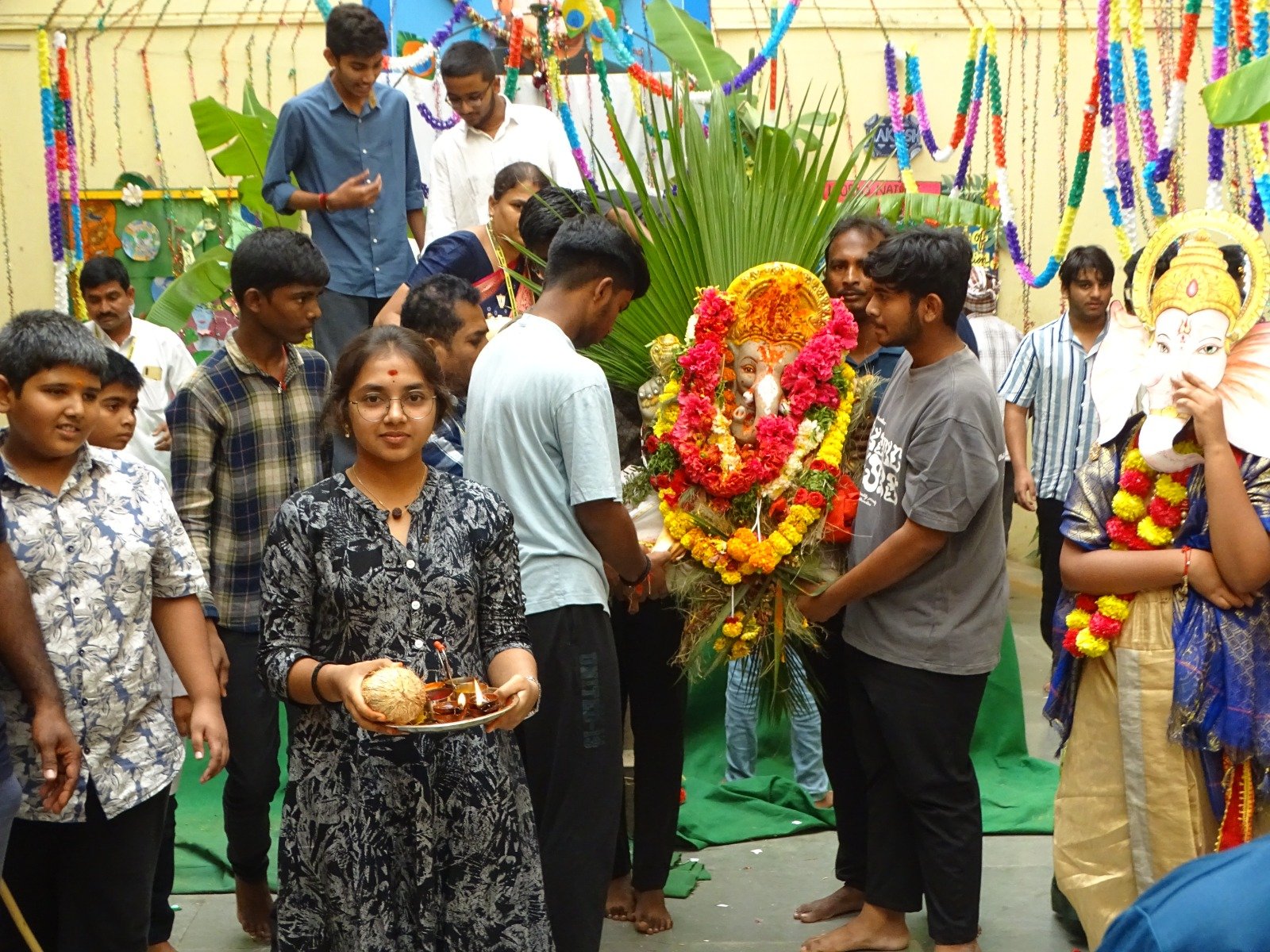 Ganesh Nimarjjan celebrations at TJIS