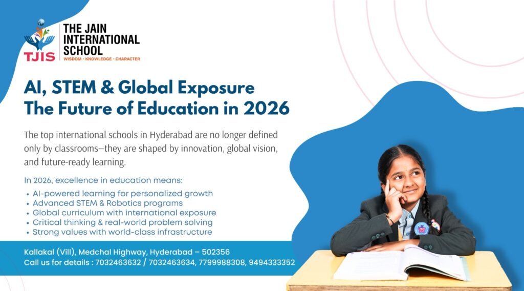 AI STEM and global exposure at the Top 1 International School in Hyderabad in 2026