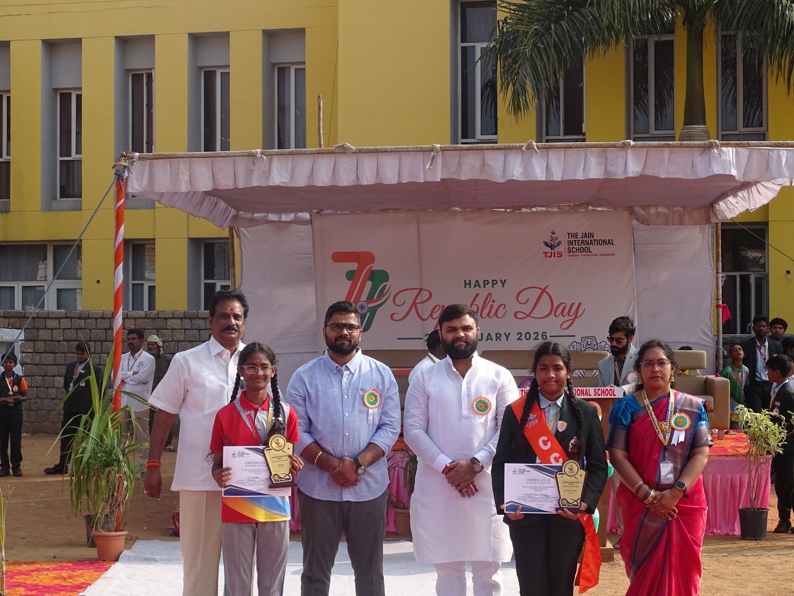 77th Republic Day Celebration at TJIS