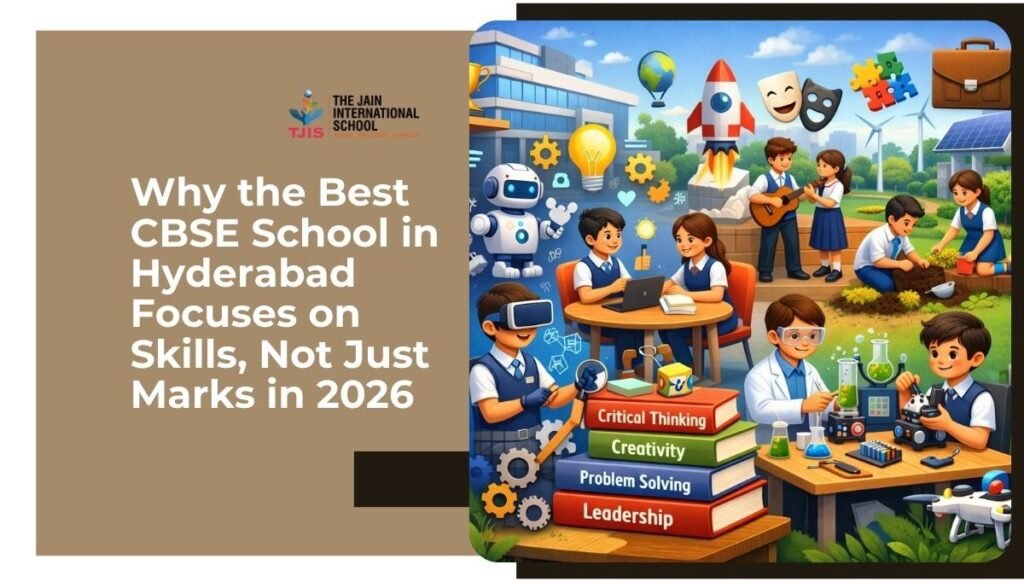 Students at the best CBSE school in Hyderabad developing future-ready skills